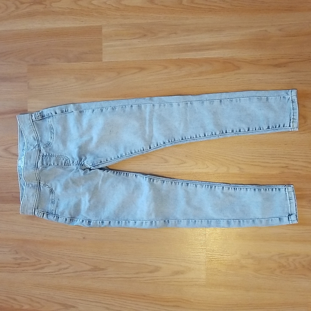 Girls Light Blue Jeggings